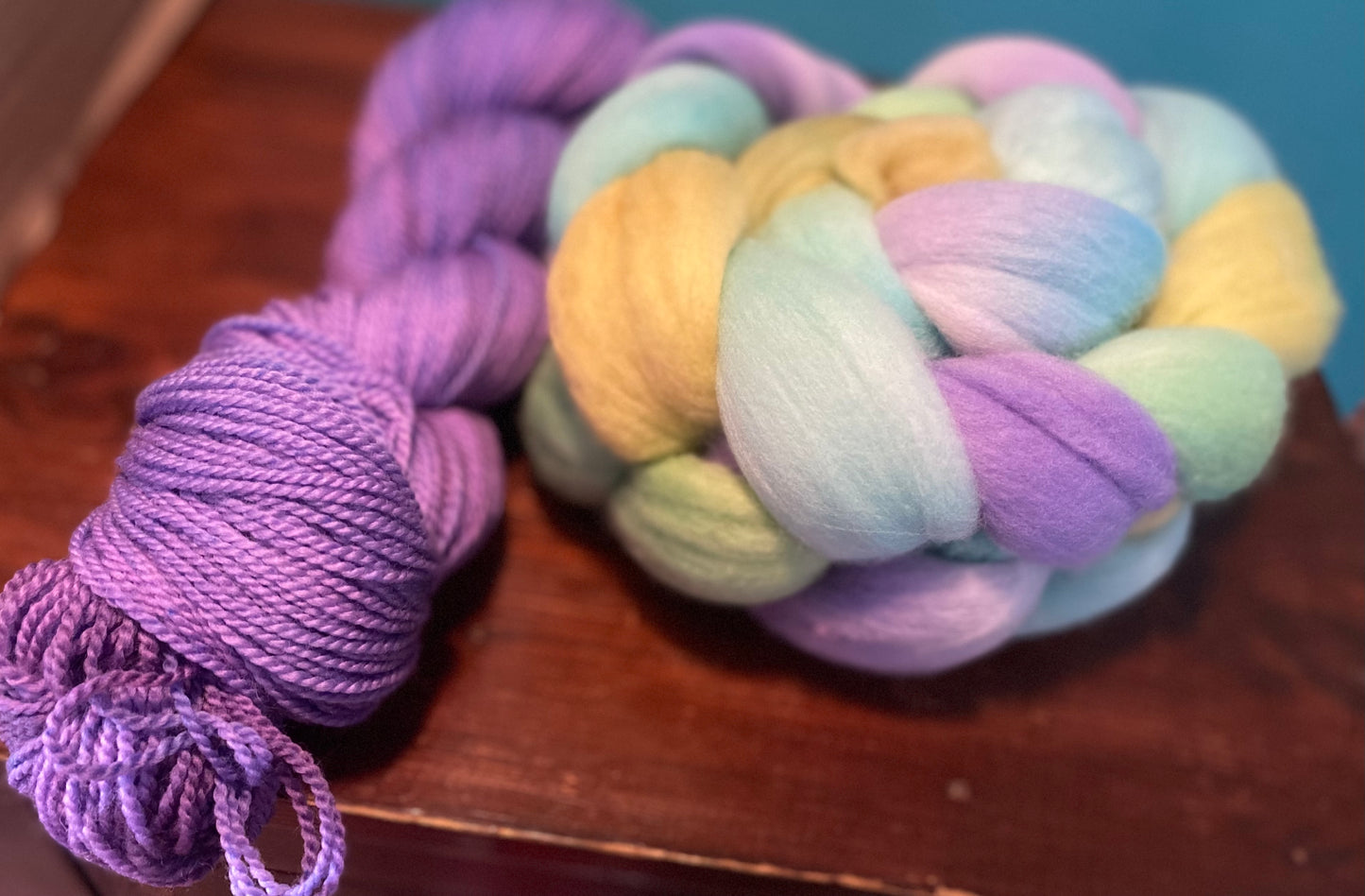Untreated 19.5 Micron Merino Combed Top - Easter 2