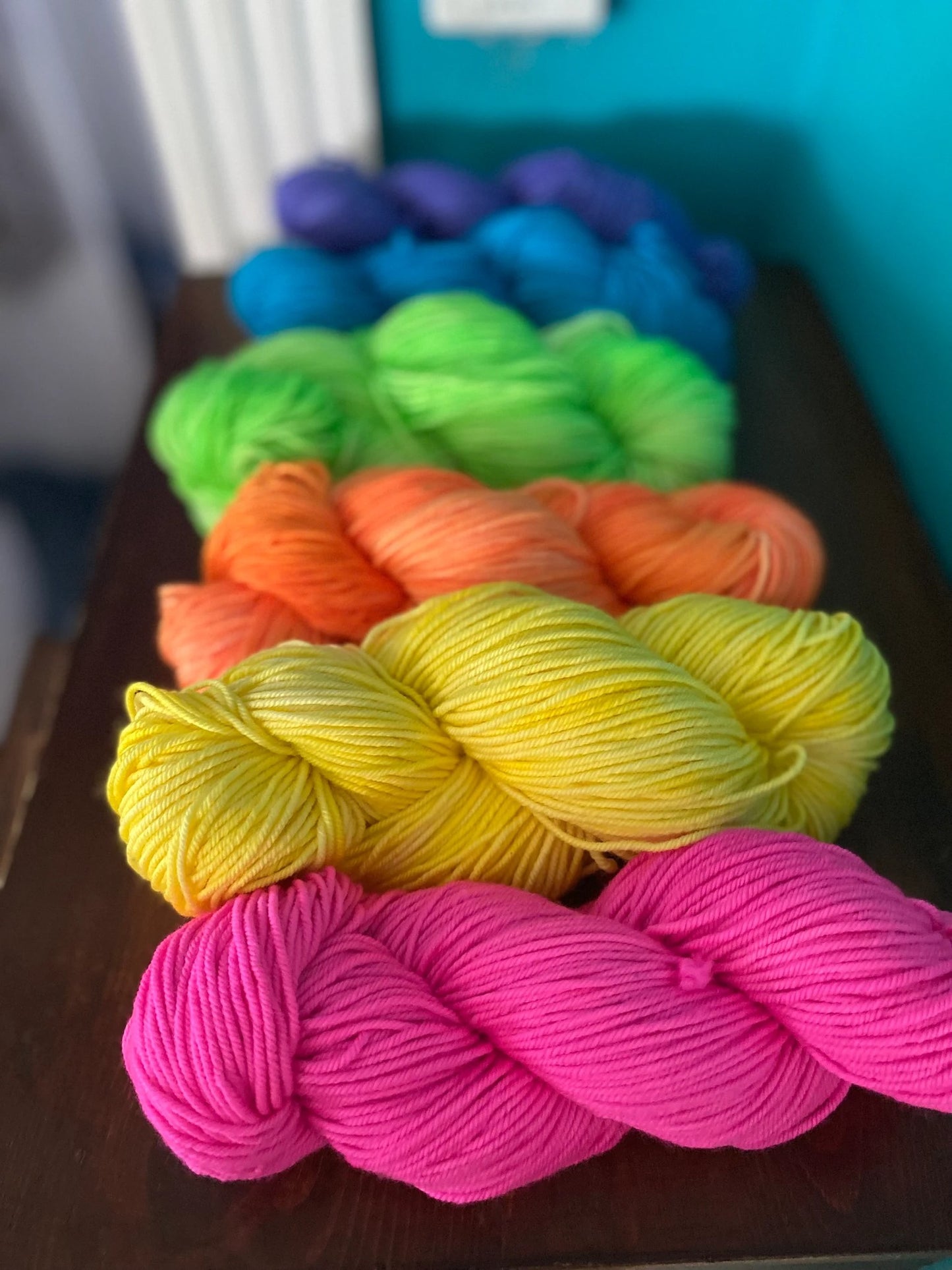 Neon Semi-Solids - Worsted - Made In Canada!