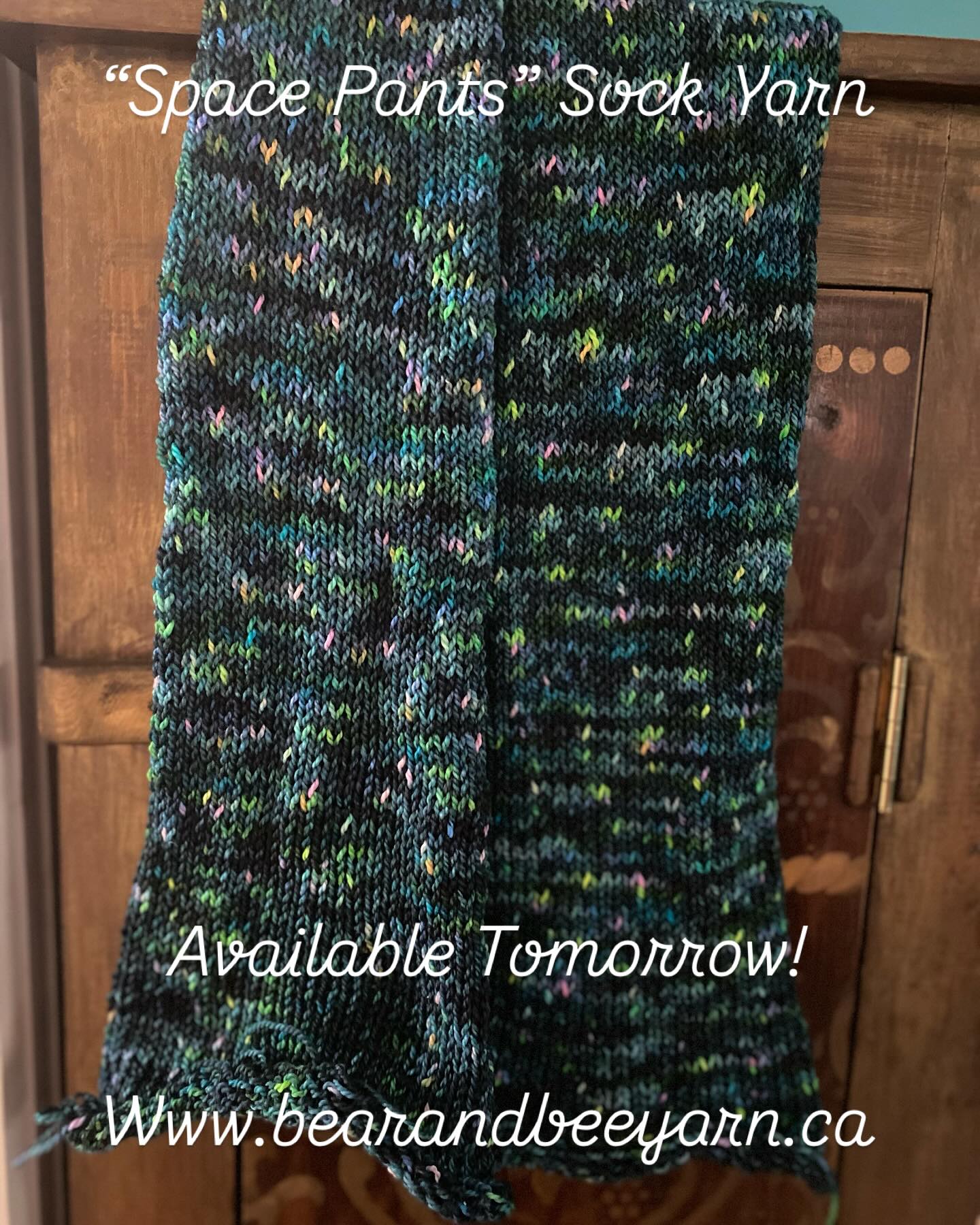 Space Pants 1.0 Beta - Neon Blacklight Reactive Space Themed Sock Yarn!