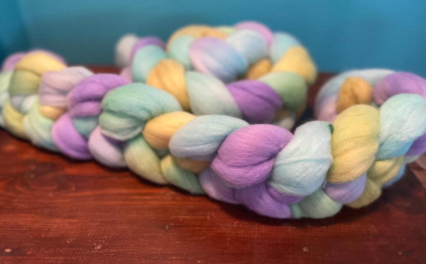 Untreated 19.5 Micron Merino Combed Top - Easter 2