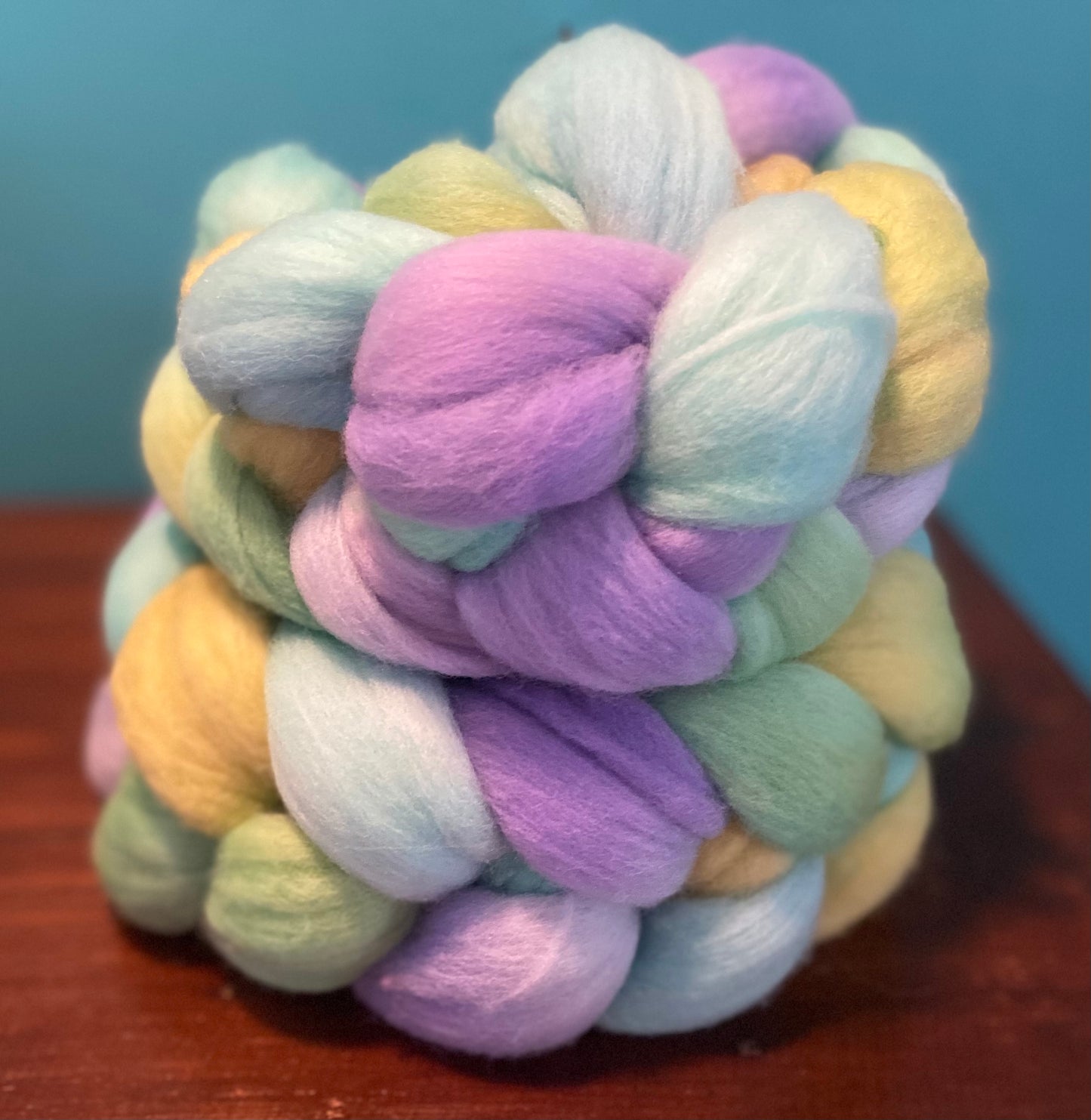Untreated 19.5 Micron Merino Combed Top - Easter 2