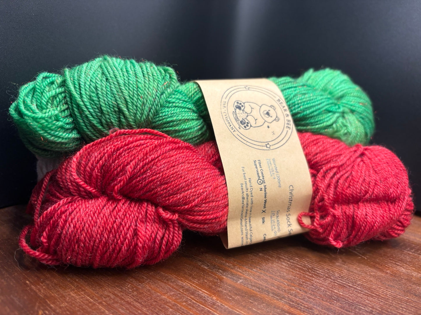 Stellina Sock Yarn - 50g x3 Mini Christmas Set