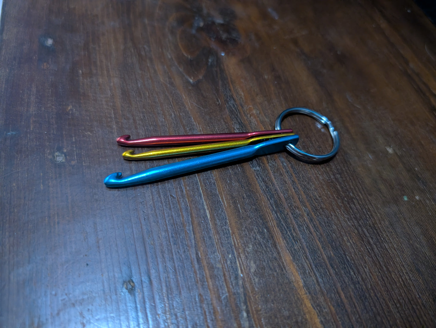 Rescue Crochet Hook Key Chain