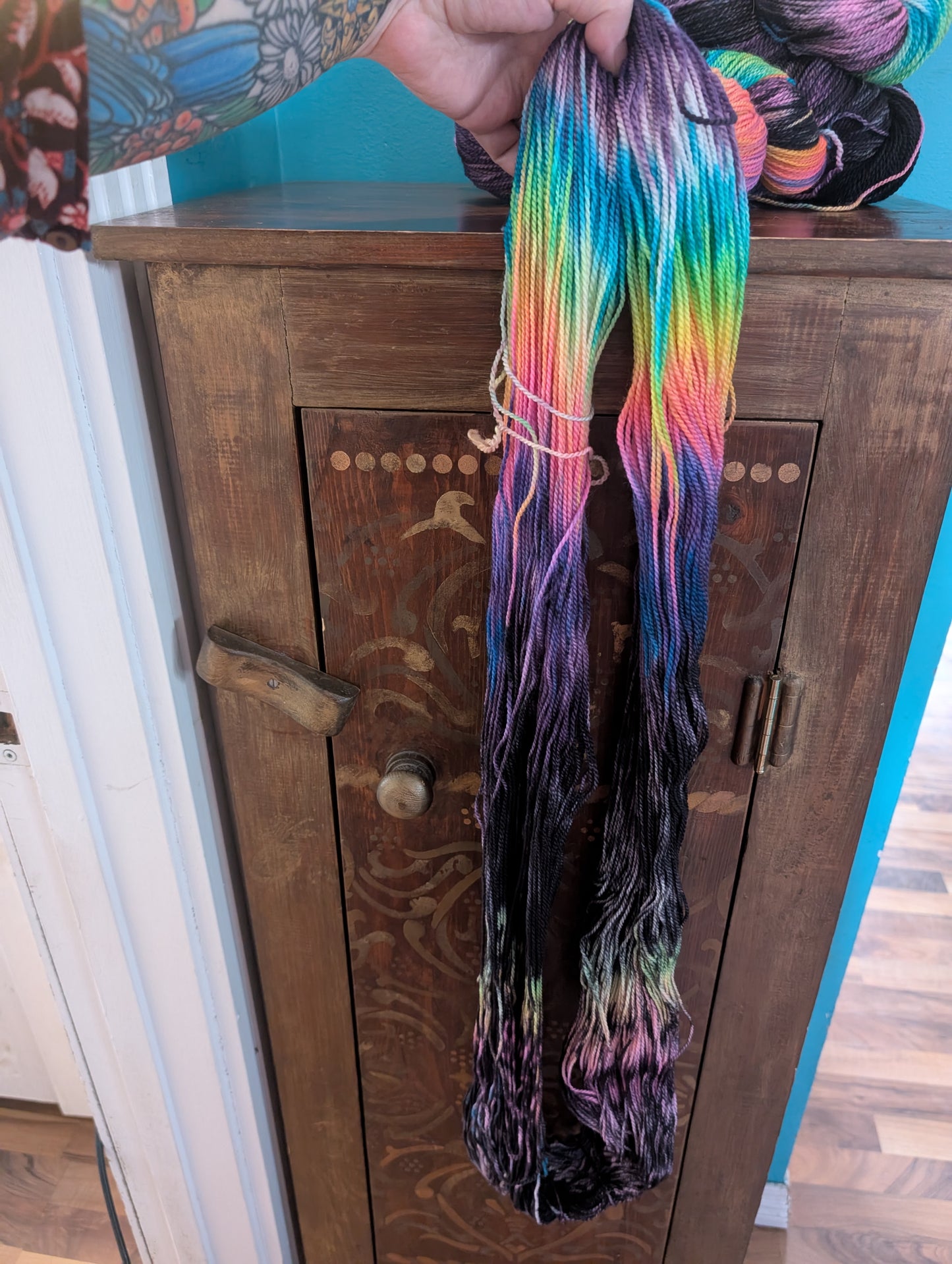 Lisa, a leopard! Sock Yarn - OOAK's