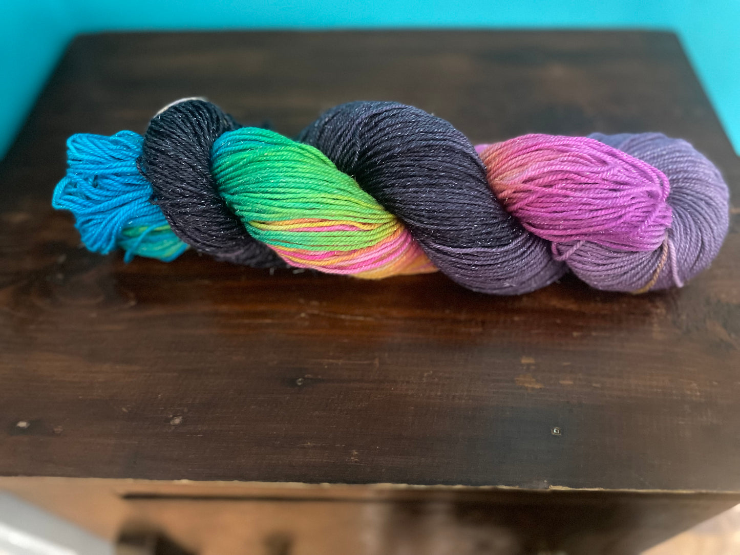 Lisa, frankly… Gold Stellina Sock Yarn