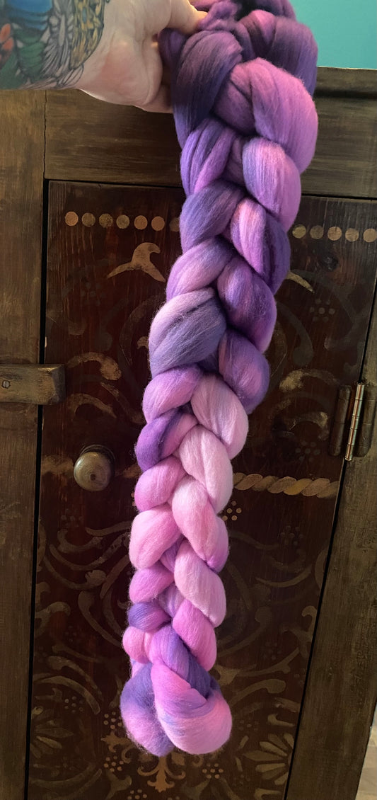 Untreated 19.5 Micron Merino Combed Top - OOAK