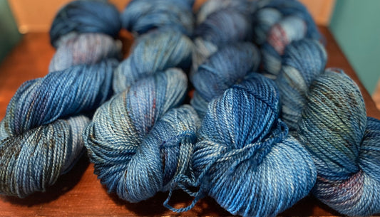 Fingering weight / Sock Yarn - OOAK Dye Mop - Made In Canada