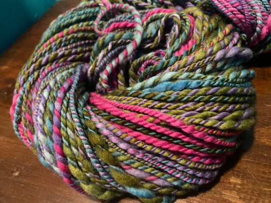 Handspun Yarn - Tulips