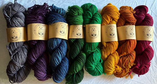 Jewel Tone Worsted Weight Merino
