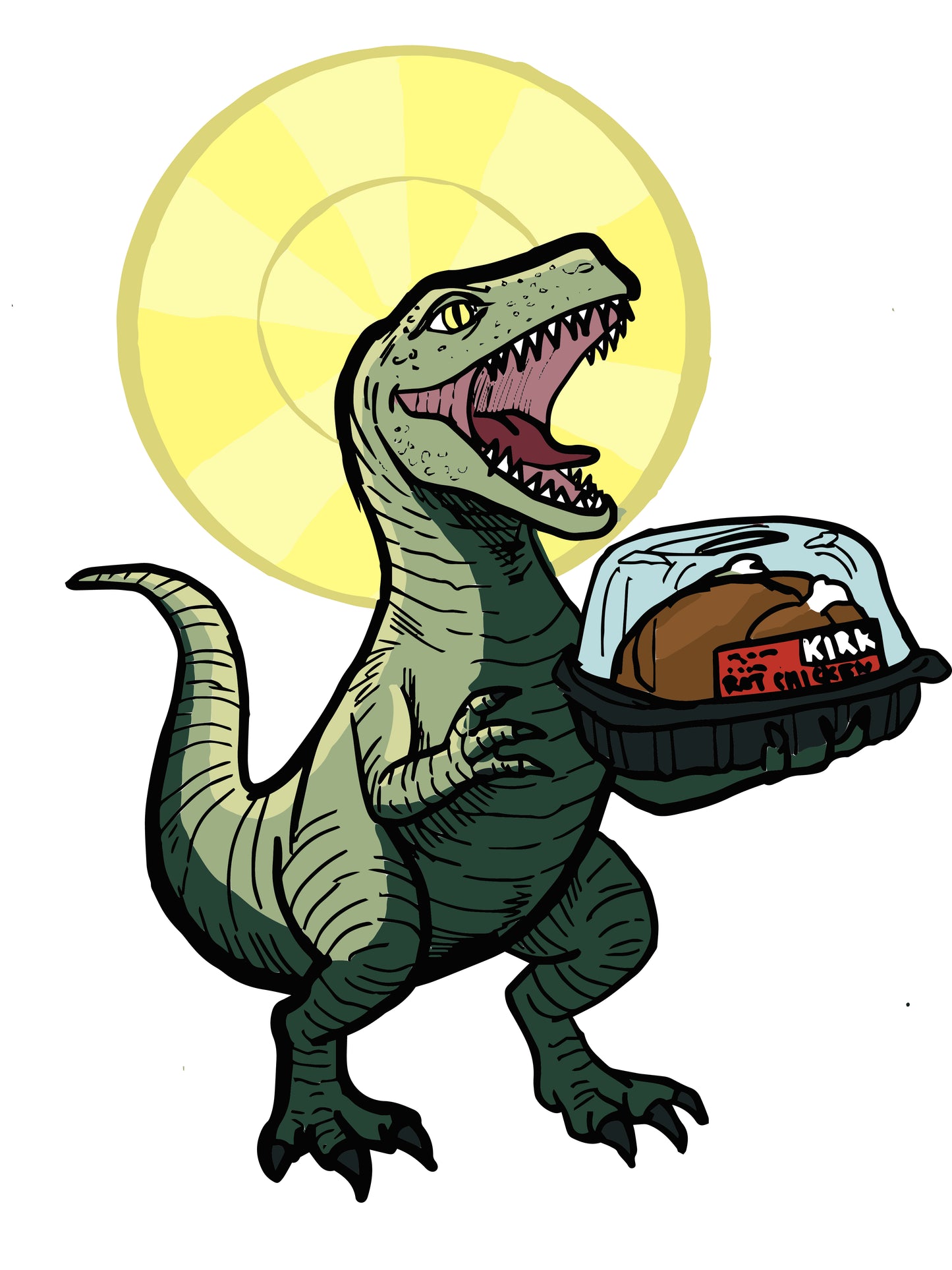 The Raptor 3x3” Die Cut Sticker