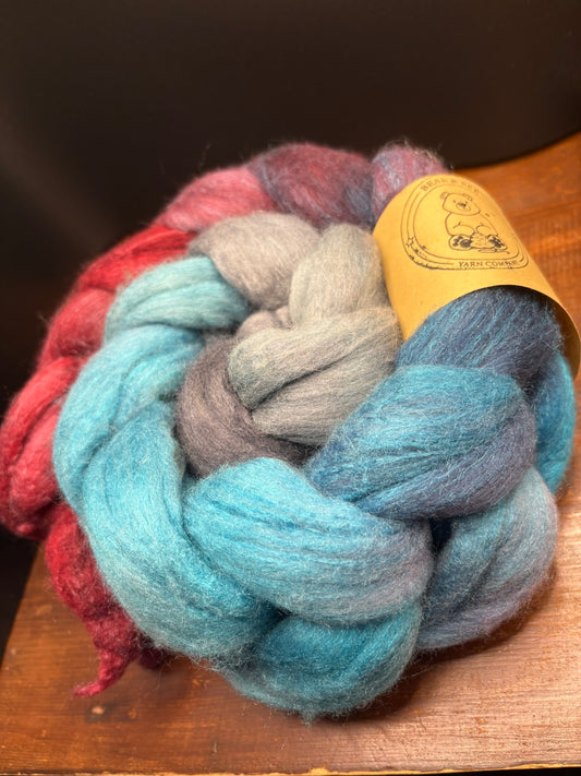 Rambouillet Top & Bleached Tussah Silk Top Blend - 1