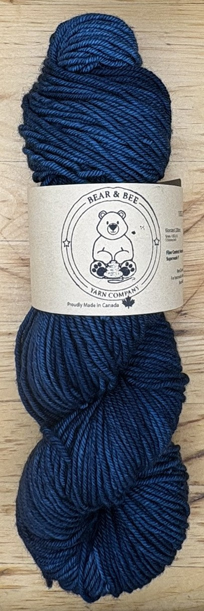 Winter Blue - 100g Worsted Weight Superwash Merino