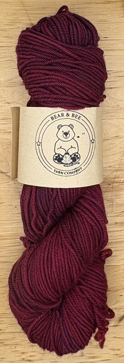 Ruby Red - 100g Worsted Weight Superwash Merino