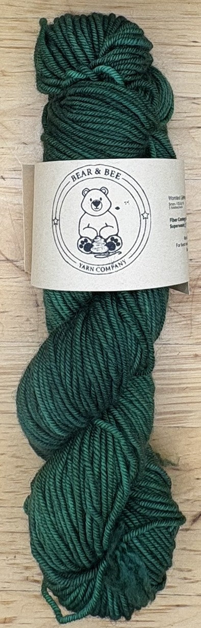 Viridian - 100g Worsted Weight Superwash Merino
