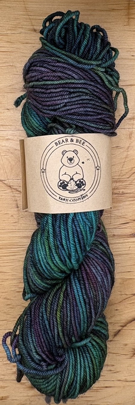 OOAK - Jewels - 100g Worsted Weight Superwash Merino