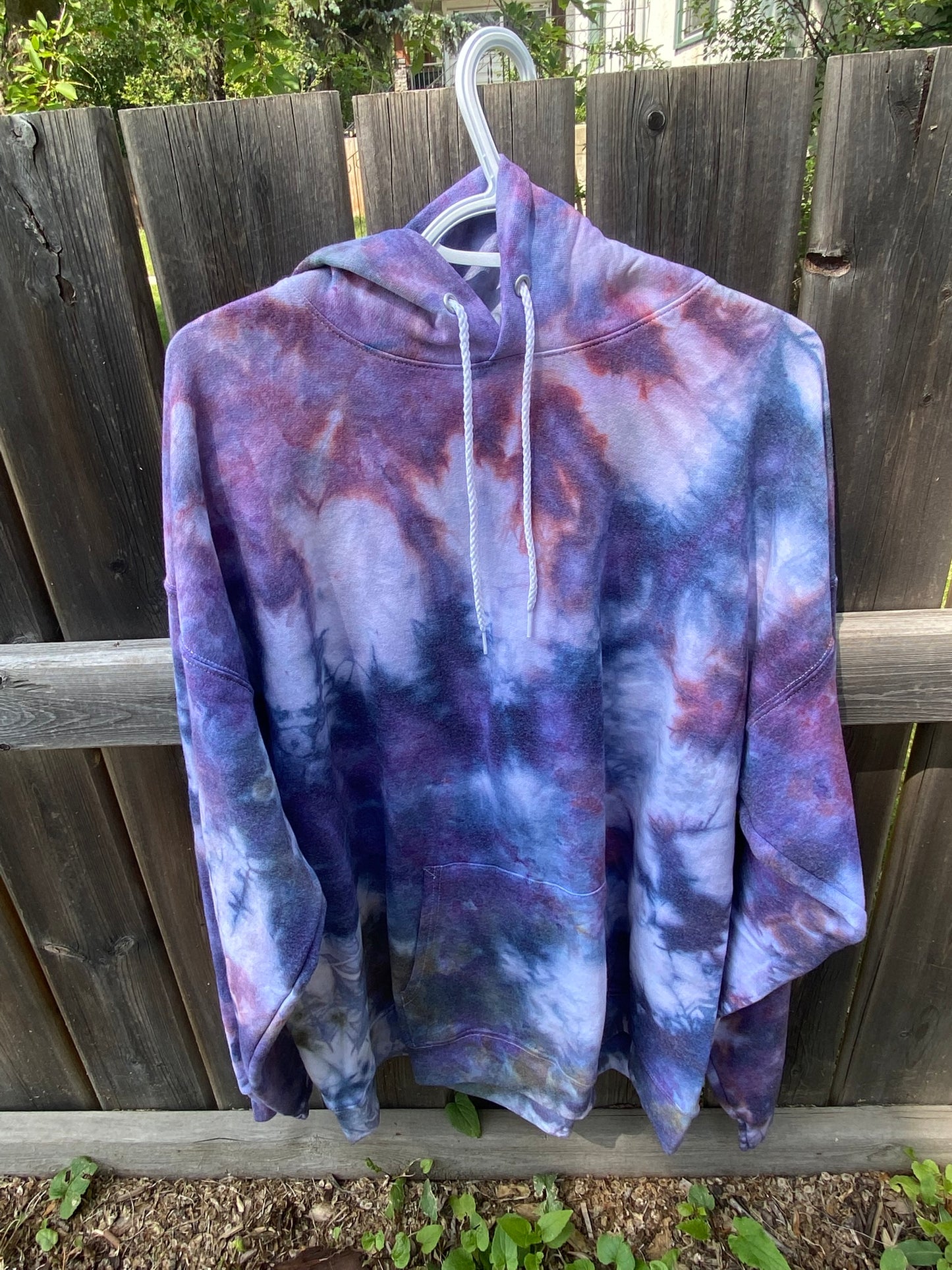 Tie Dyed Hoodie - Ladies L
