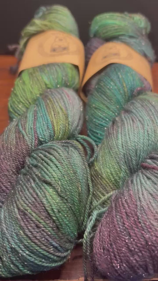 Silver Stellina Sock Yarn - Mermaid